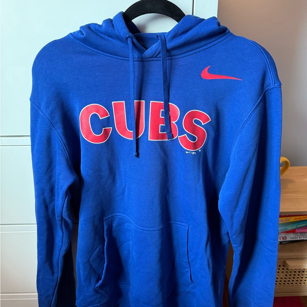 Nike Blue and Red women’s Cubs Hoodie